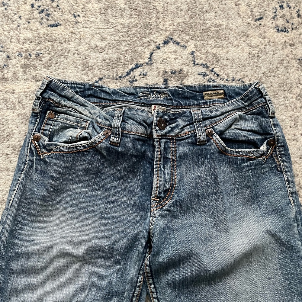 Silver Bootcut Jeans - Picture 2 of 7